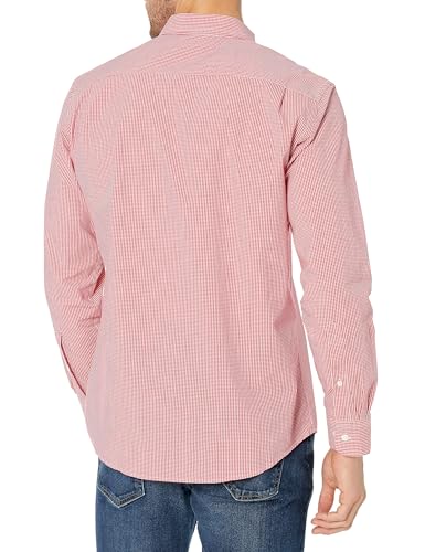 Image of Amazon Essentials Men's Regular-Fit Long-Sleeve Casual Poplin Shirt, Button Front, Business Casual, Collared