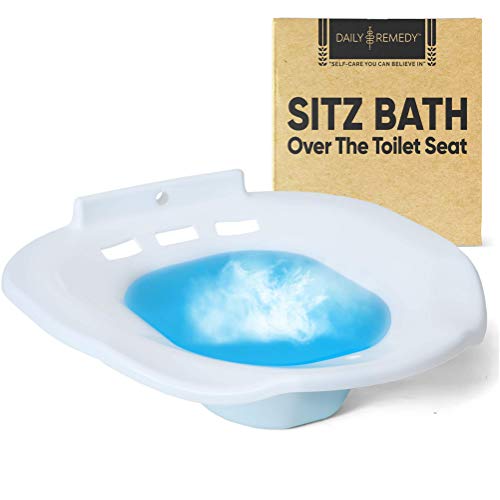 Sitz Bath Toilet SEAT - Perineal Soaking Bath for Postpartum Care, Hemorrhoid Treatment