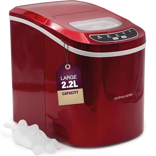 2.2L Andrew James Ice Maker Machine – Portable...