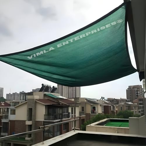 Image of Multiple Sizes Multipurpose 90% Virgin Shade Net /Green Net /Balcony /Terrace /Nursery /Fencing /Garden /Plant 6 M x 14 M (20 FT x 46 FT)