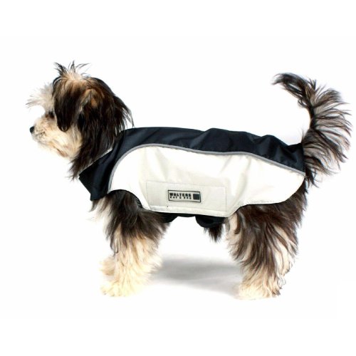 Wolters Regenjacke Easy Rain, Regenmantel für Hunde Schwarz / Schwarz