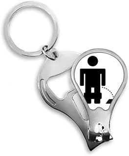 Excretion Liquid Clothing Hygiene Fingernail Clipper Cutter Opener Key Chain Scissor