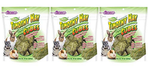 FM Brown's 3 Pack of Timothy Hay Cubes, 10 Ounces Each, for Rabbits Guinea Pigs and Chinchillas3 - image 4