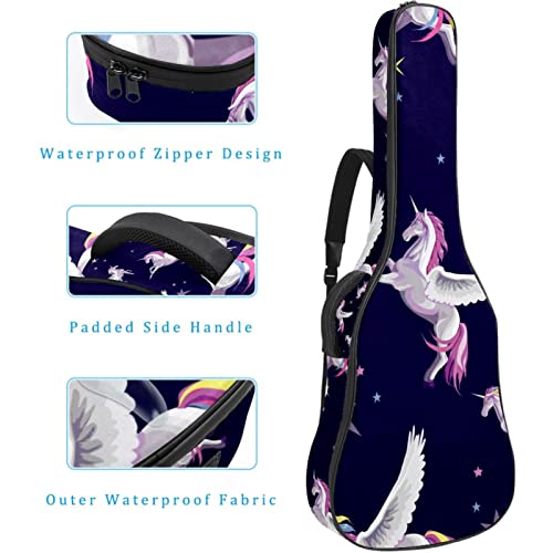 Housse pour guitare acoustique avec couronne de mandala dorée de 1 cm d’épaisseur – Housse de transport étanche pour… - Les Beatles, Paul McCartney, John Lennon, RIngo Starr, George Harrison Housse pour guitare acoustique avec couronne de mandala dorée de 1 cm d'épaisseur - Housse de transport étanche pour… – Image 5