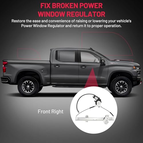 Image of BDFHYK 741-735 Power Window Regulator with Motor Front Right Compatible with Honda Civic 1996-2000