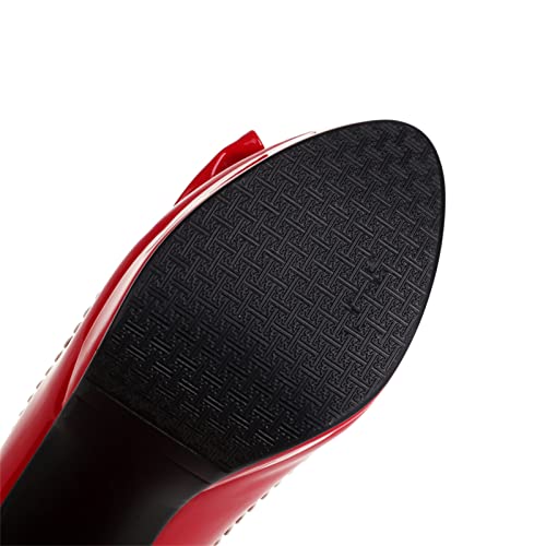 Image of FOREADA Mary Jane Shoes for Women Kawaii Platform High Heels Retro Bow Lolita Shoes Vintage Dress Pumps Black /Red /Yellow
