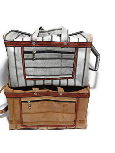 Image of Washable Electrician Plumber Technician Tools Bag with 3 pockets and Maximum Durability (Set of 2 Multicolor)