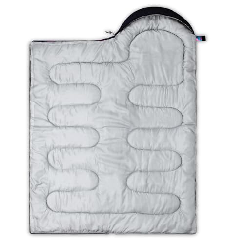 Image of QOOMO Ball Flower Camping Sleeping Bags,3 Season Warm & Cool Weather,Lightweight,Waterproof Sleeping Bags for Adults & Kids,Traveling,and Outdoors,Camping Gear Equipment