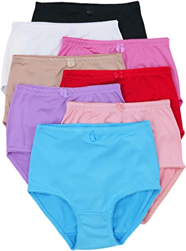 Image of ToBeInStyle Women's Pack of 6 High-Waisted Girdle Brief Tummy Support Everyday Panties