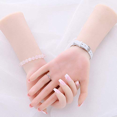 ZHONGJIUYUAN 1 paar zachte siliconen Lifesize vrouwelijke hand vingers mannequin display Pose-able