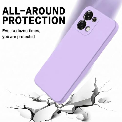 Image of Back Cover Compatible With Vivo T5x 5G /Y51 Pro 5G /iQOO Z11x 5G | Full Camera Protection | Premium Liquid Silicon Case | Flexible Bumper Case for Vivo T5x 5G / Y51 Pro 5G / iQOO Z11x 5G(Purple)