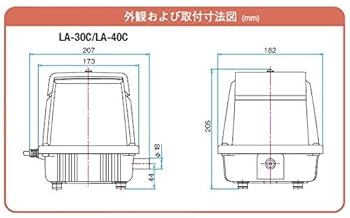 LA-40C（12方分岐装置付き）日東工器 メドー 浄化槽エアーポンプ ブロワー Amazon | LA-40C（16方分岐装置付き）日東工器 メドー 浄化槽