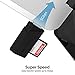SABRENT SuperSpeed 2 Slot USB 3.0 Flash Memory Card Reader for Windows, Mac, Linux, and Certain Android Systems Supports SD, SDHC, SDXC, MMC/MicroSD, T Flash [Black] (CR-UMSS)