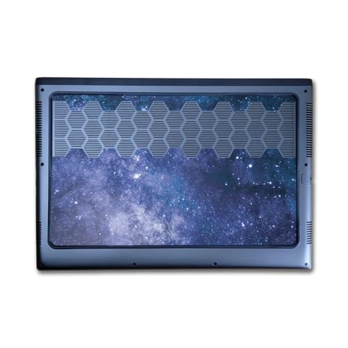 Image of Laptop Skin Compatible with Alienware M16 R2 (2024) - Blue Stars - Premium 3M Vinyl Protective Wrap Decal Cover - Easy to Apply | Crafted in The USA by MightySkins