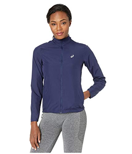 ASICS Silver Run Jacket, Peacoat, Medium