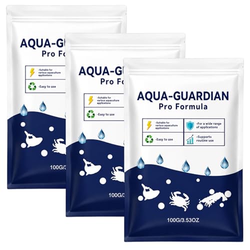 Aqua-Guardian Pro Formula for Pond Easy Mix Water Support for Pond and Aquarium Fish Shrimp & Crab (3pc 1)