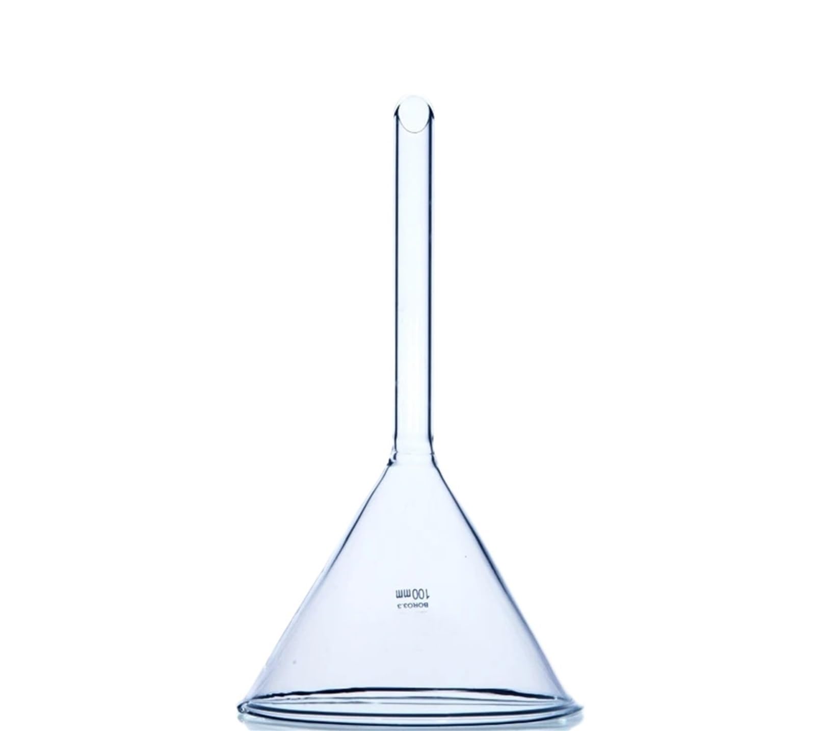 10 Stück/Packung Labor-Dreiecksglas-Trichter, dicker Borosilikatglas-Trichter, Laborausrüstung(90mm)