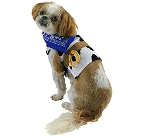 Disfraz de Perro Cowboy Halloween Talla S