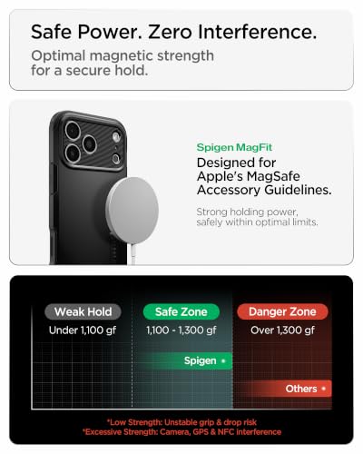 Image of Spigen Tough Armor MagFit for iPhone 17 Pro Case, Black