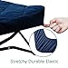 Sheet for Regalo My Cot Portable Toddler Bed, Joovy Travel Cot (Sheet Only, Bed not Included), Soft Child Travel Cot Padded Cover, Navy Blue