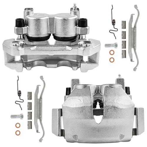 Image of SCITOO 18B4829 18B4828 Front Left & Right Disc Brake Calipers Assembly w /Bracket for Ford for Expedition 2003-2006,for Lincoln for Navigator 2003-2006