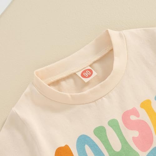 Chloefairy Cousin Crew Shirts for Kids Baby Short Sleeve Romper Bodysuit Toddler T-Shirt Family Matching Summer Clothes - Image 5