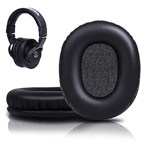 SOULWIT vervangende oorkussens voor Audio Technica ATH M50X M50XBT M50RD M40X M30X M20X MSR7 SX1 monitorhoofdtelefoon…