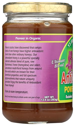 Raw Antioxidant Power Honey YS Eco Bee Farms 13 oz Paste miniatura 4