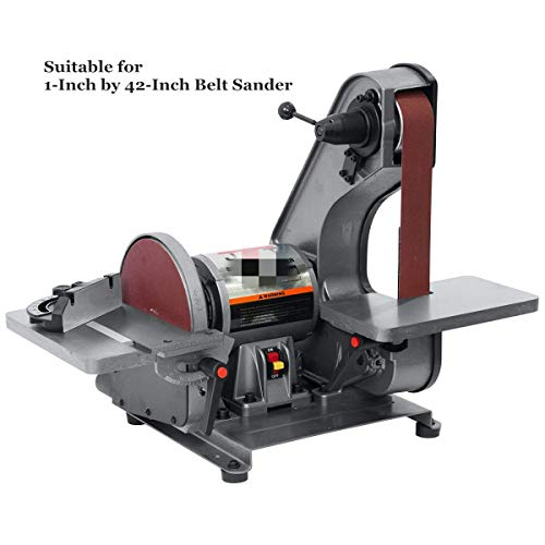 1x42 sanding belts aluminum oxide sander belts sand paper replacement 80 120 180 240 400 600 grits24 pack1x42 inch