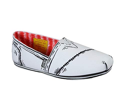 Skechers Women's Bobs Plush-Wag Town Flat