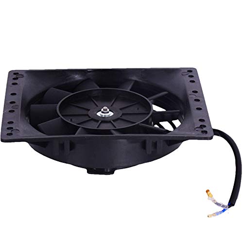 American Volt Upgraded 90 Watt Motor 12 Volt Electric Engine Radiator Cooling Fan High Performance Thermo Trans Oil Cooler Best Cfm (6" Inch (W/Shroud), Single Fan) #TOP3