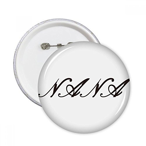 Cadeau Grand-mère Inscription Broches Rondes Badge Souvenir Fêtes Famille