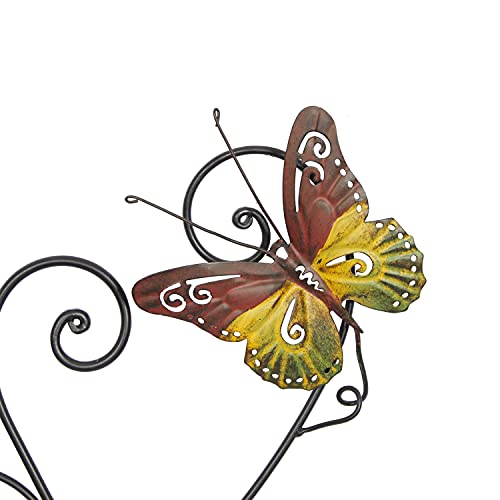 Deco 79 Metal Butterfly Indoor Outdoor Wall Decor, 15" X 1" X 29", Multi Colored #TOP11