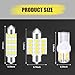 winterrock 24PCS Car Led Bulb, LED Interior Replacement Bulbs, T10 31 mm 42 mm High Brightness Dome Light Car Bulb Kit, Universal for Map Dome Trunk and License Plate Courtesy Lights (White)