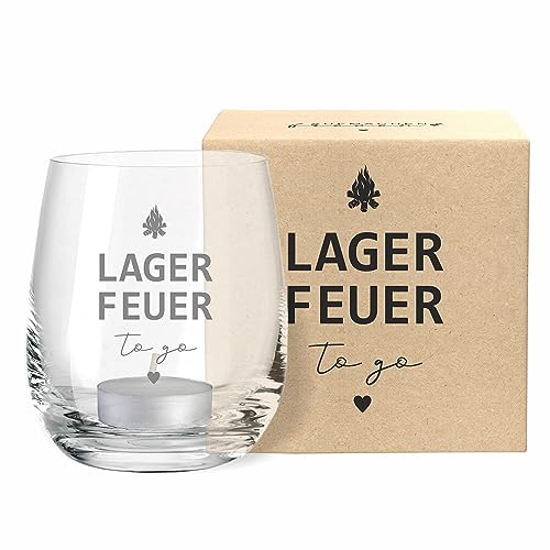 4you-Design-Windlicht-Outdoor–Lagerfeuer-to-go-Kerze-in-Geschenkbox–Geschenk-Ostern-Geburtstag-fuer-Maenner-Frauen–Camping-Gadget-fuer-Camper-Freunde–Glas-inkl-Teelicht