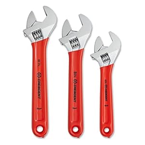 Crescent 3 Piece Adjustable Cushion Grip Wrench Set 6″, 8″ & 10″ – AC26810CV