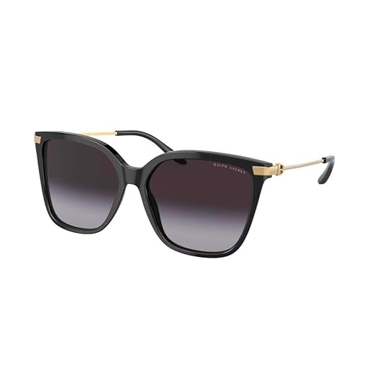 Ralph Lauren Óculos de sol femininos RL 8209 preto/cinza sombreado 57/15/145