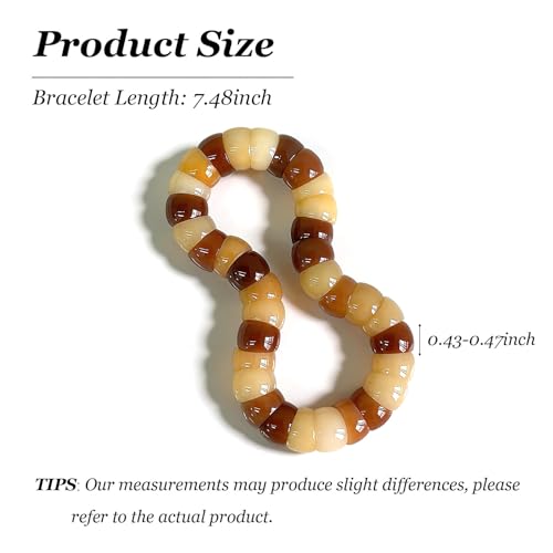 Image of Fidget Bracelet Bodhi Seed Bracelets Anxiety Fidget Bracelets Protection Healing Stretch Alleviate Anxiety Stress Protection Healing Bodhi Jewelry Gifts for Women Men