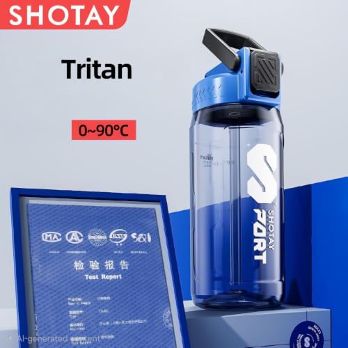 Image of THE VENTI SHOTAY Unbreakable Water Bottle (800ml-BlueBlack)