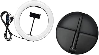 Mobestech Led Video Light Lights Selfie Light Selfie Ring Light Makeup Fill Light Video Lighting Clip Camera Circle Light Adjustable Circle Flash Led Camera Video