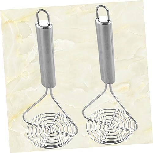 Kartoffelstampfer, 2 Stück, Kürbisstampfer, Handkartoffelstampfer, Reispresse, Handwerkzeug, Kartoffelpresse, Kartoffelpresse, Presser, Handstampfer, Handwerkzeuge, Gemüsestampfer, Stampfer, Holzwerkz
