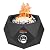ONLYFIRE OUTDOOR LIVING Propane Gas Fire Pit Bottom-Mounted, 14" Portable Gas Firepit with Glass Stones for Table with Umbrella Hole for Outdoor Patio Camping Bonfire RV, #FP003