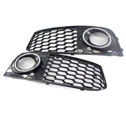Rejilla de faros antiniebla con diseño de panal para Audi A4 B8 estilo RS4 de 2009 a 2012