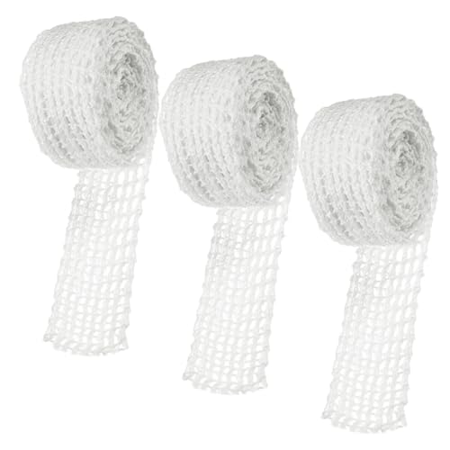 ZUNOXAZ 3 rollos Malla Elástica Para Carne Redes Para Cocción De Pollo Y Ternera Para Asar Y Hornear Trenzado Resistente Para Envolver Jamón