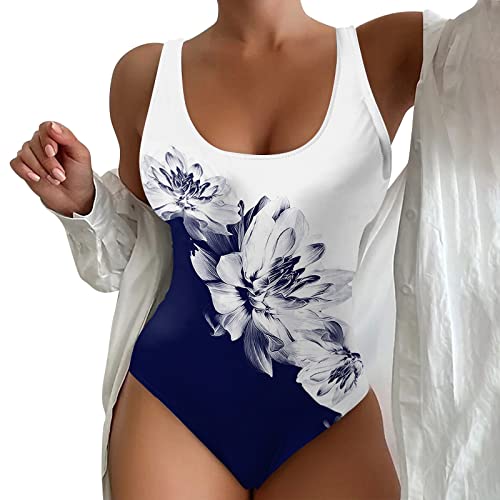 Yekdmxop 2025 Bañadores Mujer Reductores Talla Grande Bañador Reductor Barriga Trajes de Baño Una Pieza Natacion Deportivo Traje de Baño Piscina Sexy Ropa de Baño Swimwear Beachwear Playa Vacaciones