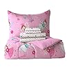 Dream Factory Magical Princess Ultra Soft Microfiber Girls Comforter Set, Pink, Twin #3