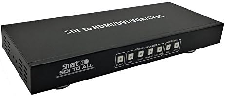 SMARTOOO 36SA HD-SDI and 3G-SDI to HDMI, DVI, VGA, Composite Video converter up to 1920x1080 with scaler