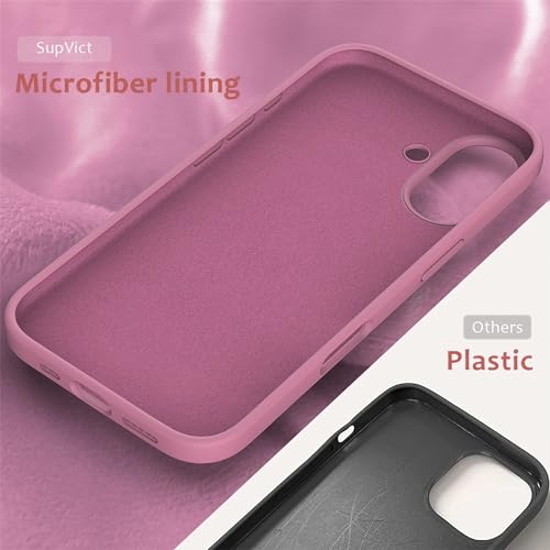 Image of ArmourPro Silicone Back Case for iPhone 16, Soft-Touch Case | Pink