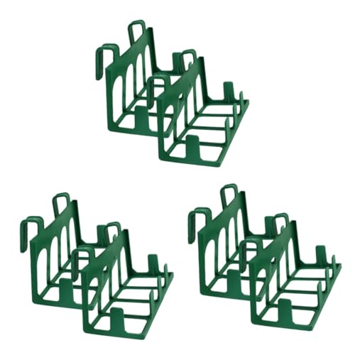 POPETPOP Lot De 3 Cages À Fleurs De Jardin Support De Rangement Pour Fleurs De Mariage En Plastique Léger 2 Pièces X 3