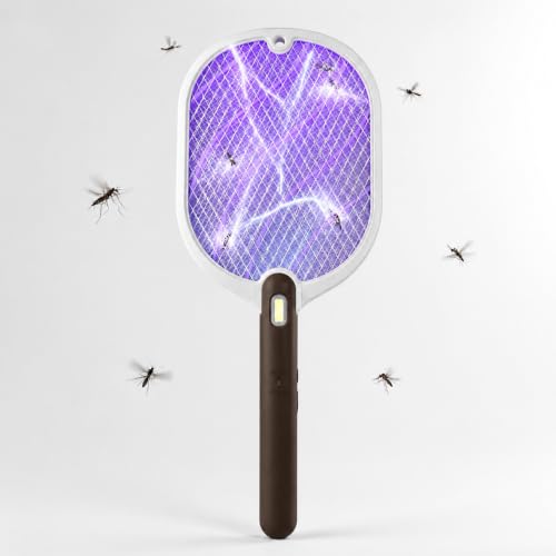 Image of Electric Mosquito Killer Lamp Insect Fly Killer Machine for Home Kitchen Kids Bedroom Eco-Friendly Indoor Outdoor Restaurants Office Bedroom LED Old Boys & Girls | Speech dffd (Brown)